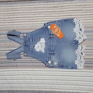 Girls 18 months Blue Jean Overalls